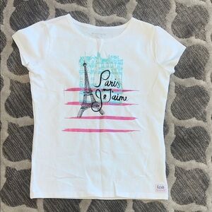 American Girl White Paris J'aime Tee